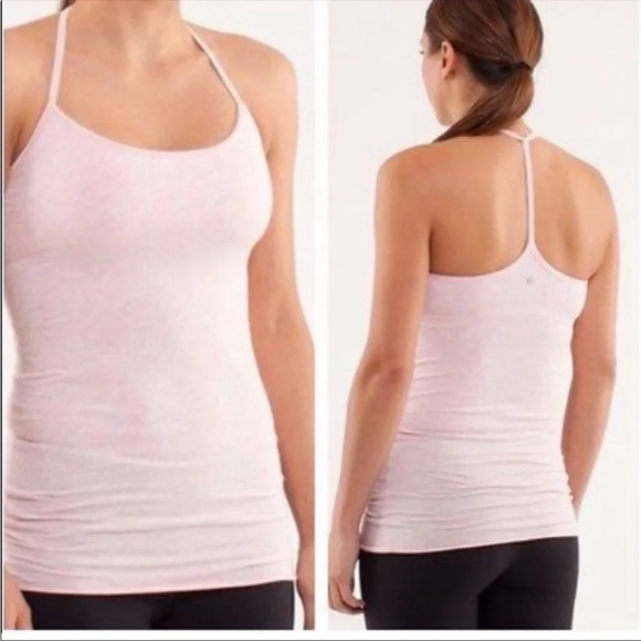 Lululemon | Diversity Tank T Back Heathered Pink - Picture 1 of 10